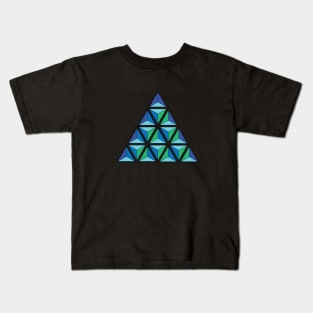 TRIANGLE TESSERACT Kids T-Shirt